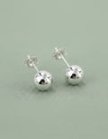 Lunetta ball studs (silver and gold)