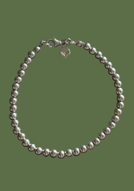 40 silver ball bracelet (in stock)