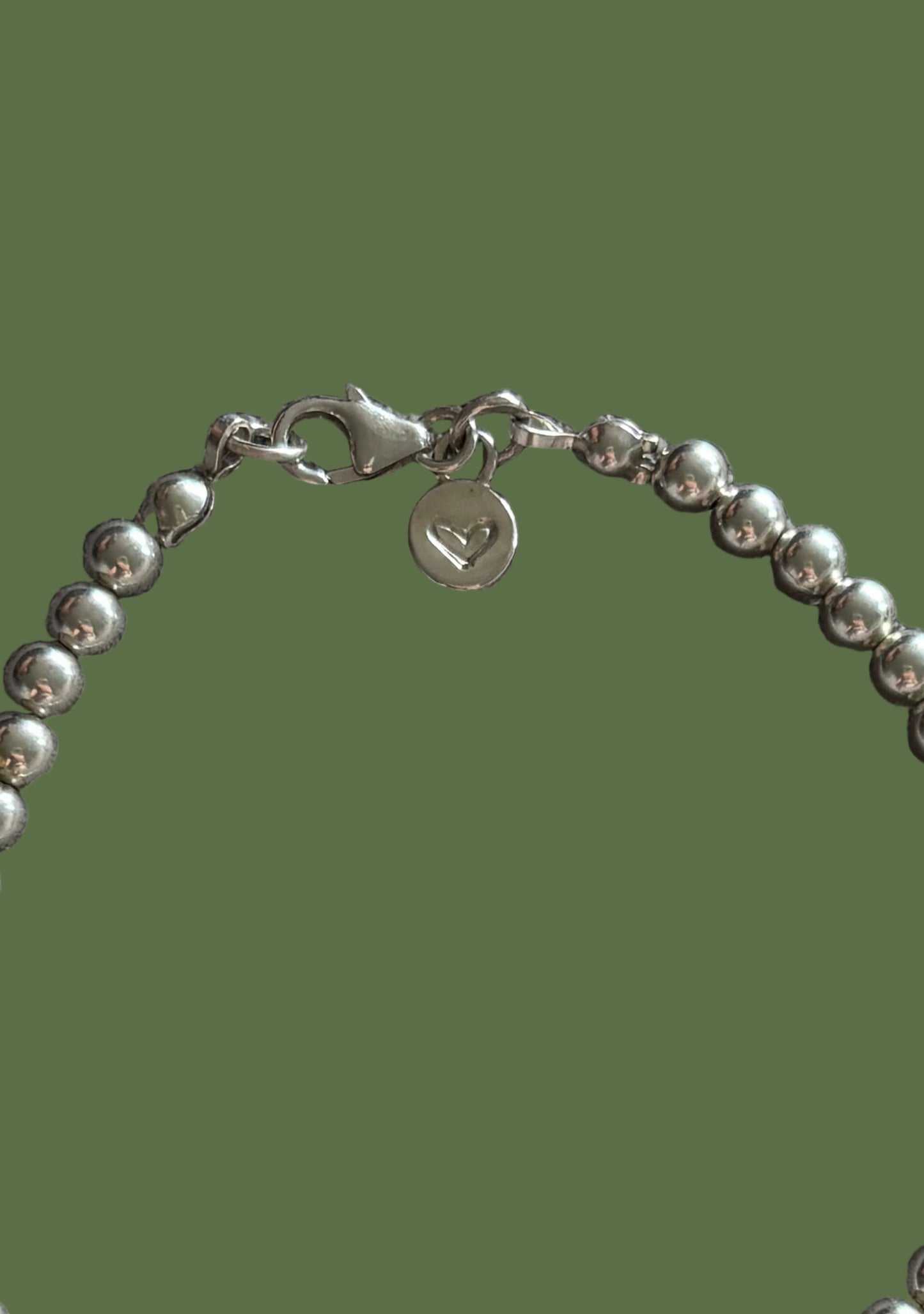 40 silver ball bracelet (in stock)