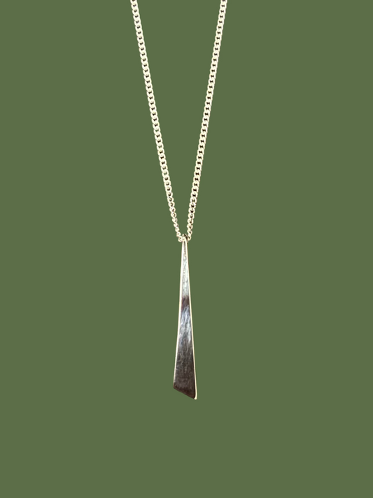 Shard on silver chain