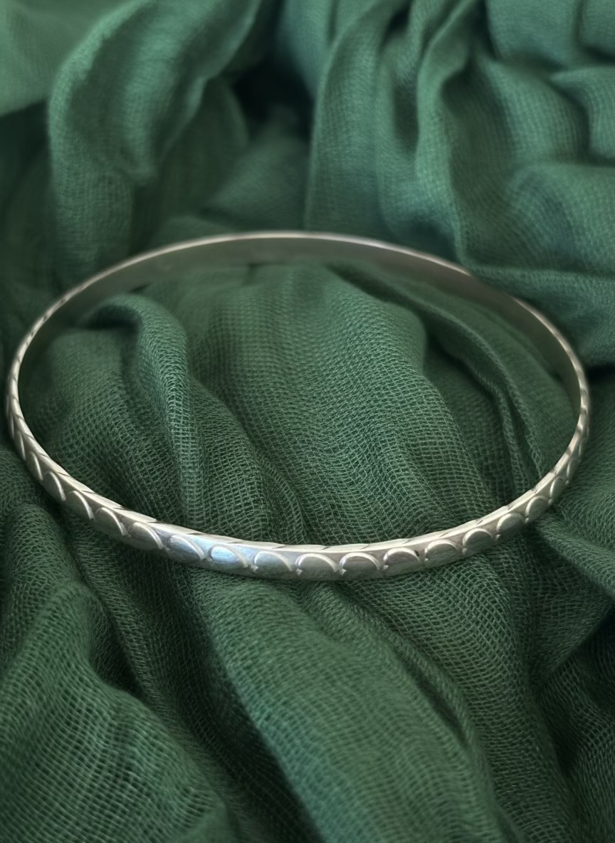 So Much Love Silver Bangle (made to order)