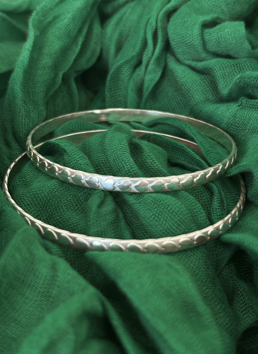 So Much Love Silver Bangle (made to order)